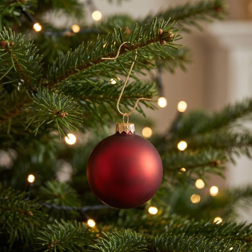Golden decoration hooks ball hangers – elegant hangers for Christmas balls and party decorations – 50 pieces | Floristik24.co.uk