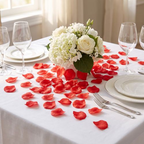 Rose petals red 4.5cm 144 pcs | Floristik24.co.uk