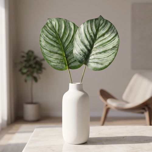 Calathea Artificial Basket Marante Artificial Plants Green 51cm | Floristik24.co.uk