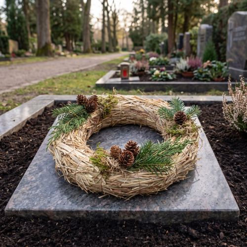 Straw wreath Ø18cm - 10 pieces natural - Advent wreath, grave wreath, craft material | Floristik24.co.uk