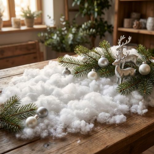 Decorative snowflakes artificial snow flaky 40g × 3pcs | Floristik24.co.uk