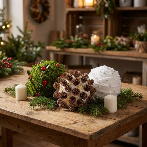 Product Styrofoam ball Ø8cm white 10p