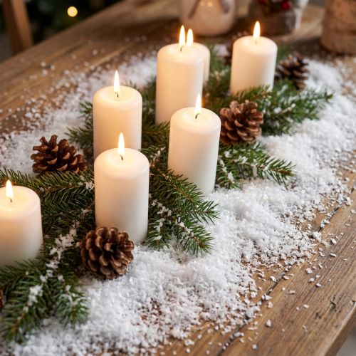 Deco snowflakes coarse 100g | Floristik24.co.uk