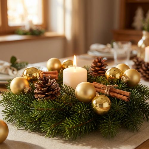 Mini Christmas balls glass gold Ø2.5cm 22 pcs | Floristik24.co.uk