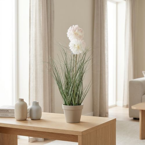 Artificial potted plants goat's beard artificial plants in a pot 58cm | Floristik24.co.uk