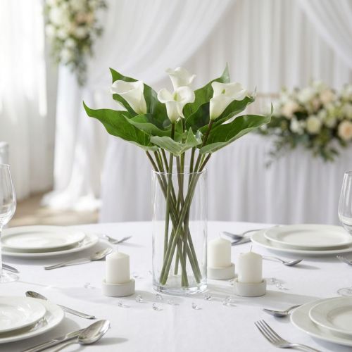 Calla Lily Kalla Artificial Flowers White Exotic Flowers 34cm | Floristik24.co.uk