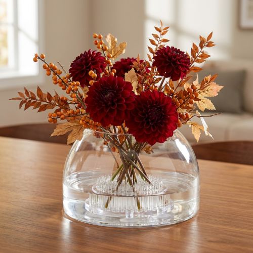 Round Kenzan flower frog with suction cups for flower decoration and DIY projects | Floristik24.co.uk
