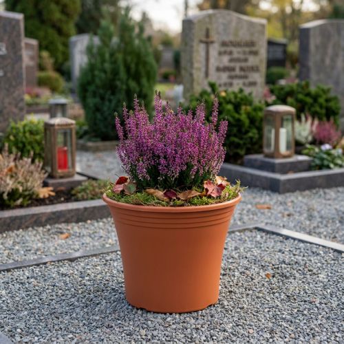 Pot “Irys” plastic terracotta Ø15cm H13cm 1 pc | Floristik24.co.uk