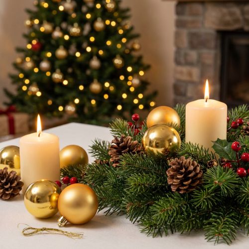Christmas Ball Plastic Gold 6cm 12 pcs | Floristik24.co.uk