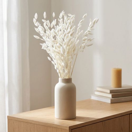 Product Dried Sea Oats Chasmantium latifolium White 70cm 10pc