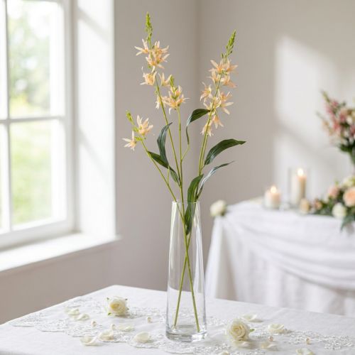 Artificial lily with long