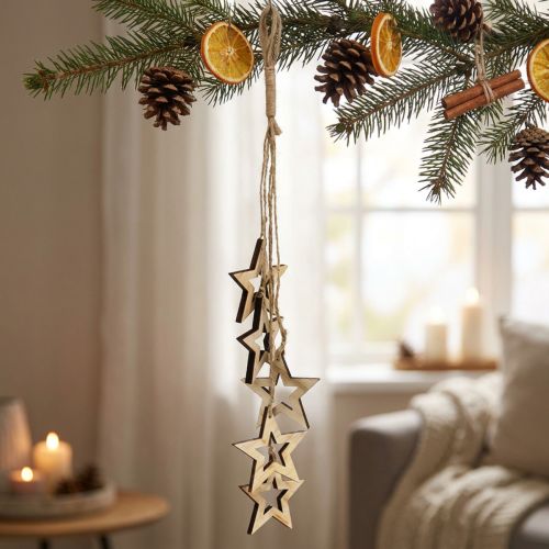 Decoration tree hanger star 50cm natural 1 pc | Floristik24.co.uk