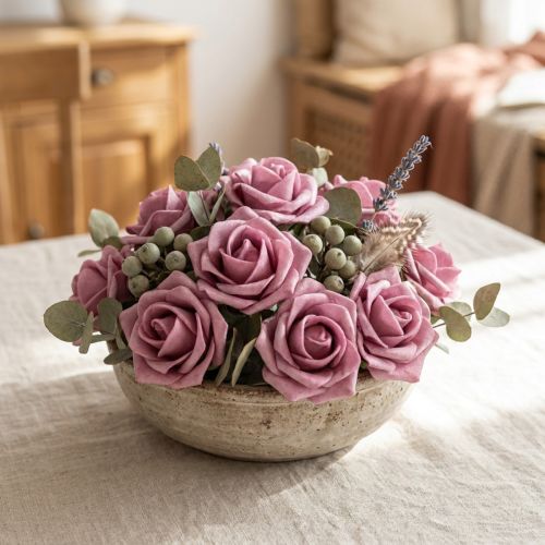 Product Foam Rose Ø4.5cm Erika 36 pcs