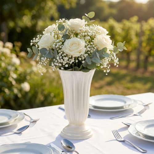 Vase Lilia Mother of Pearl Ø16cm, 1 piece | Floristik24.co.uk