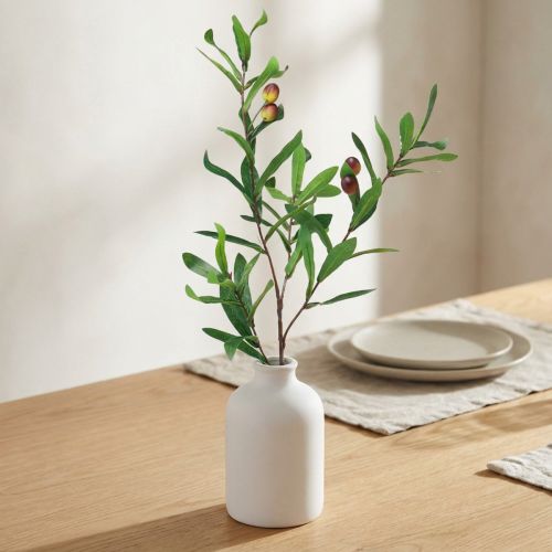Olive branch artificial olive decorative branch 45cm | Floristik24.co.uk