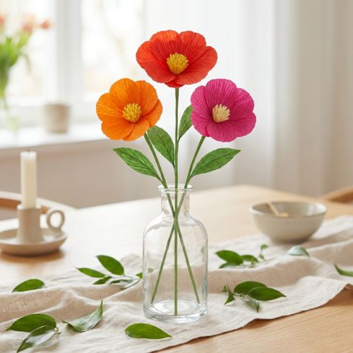 Florist crepe paper pink 50x250cm | Floristik24.co.uk