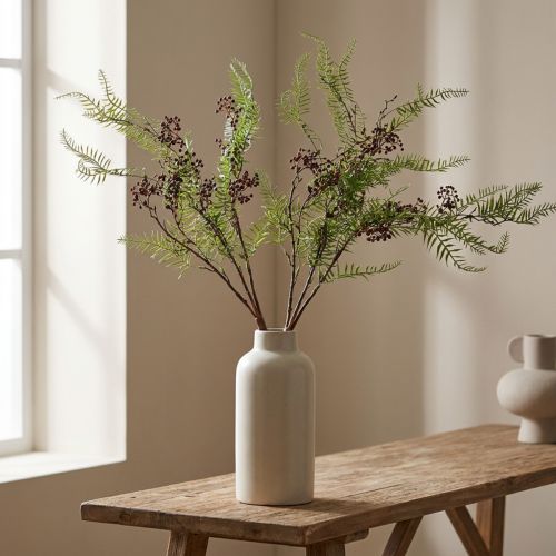 Decorative branches pepper branch artificial with berries 90cm 2pcs | Floristik24.co.uk