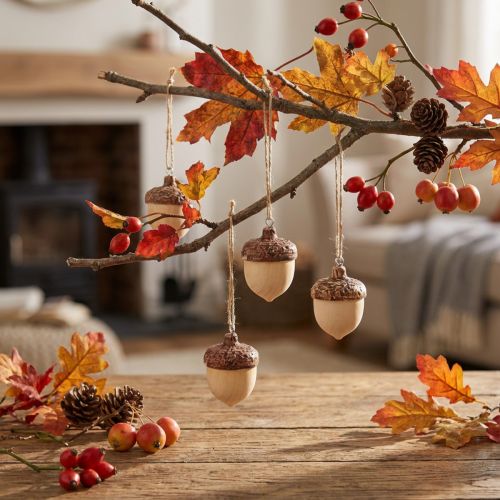 Acorn for hanging decoration