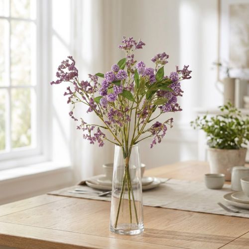 Artificial flower bouquet, silk flowers, purple, decorative, 51cm | Floristik24.co.uk