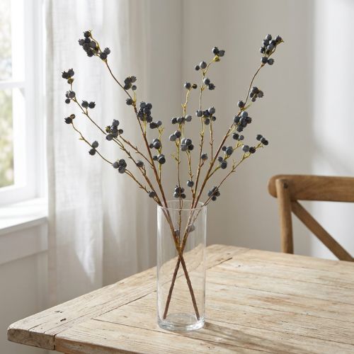 Artificial decorative branch with a blueberry look | Floristik24.co.uk