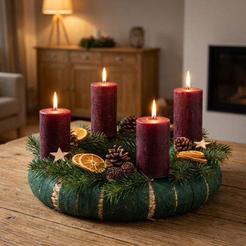 Wreath wrapping tape 6cm Roman wrapping tape fleece for straw wreaths | Floristik24.co.uk