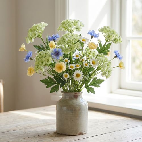 Dill artificial white 49cm 6 pcs | Floristik24.co.uk