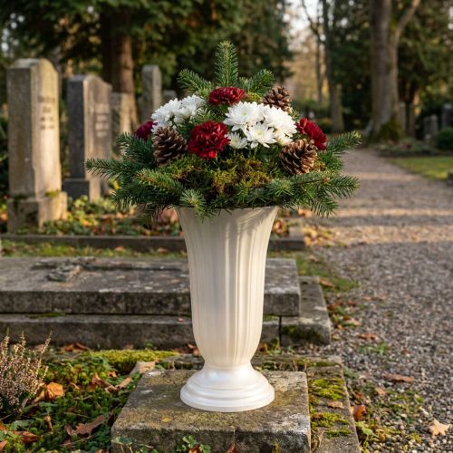 Vase Lilia mother-of-pearl Ø28cm, 1 piece | Floristik24.co.uk