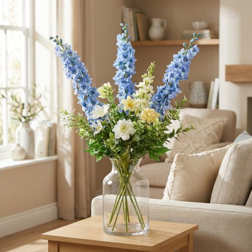 Artificial Delphinium Blue Delphinium Artificial Flower Silk Flowers | Floristik24.co.uk