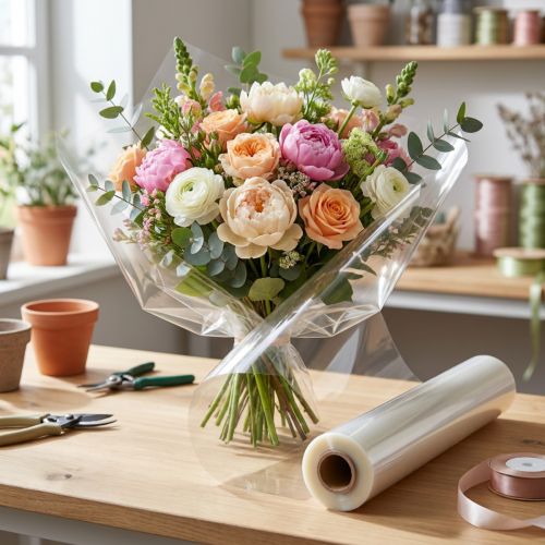 Flower decoration foil Flower foil 75cm x 200m | Floristik24.co.uk