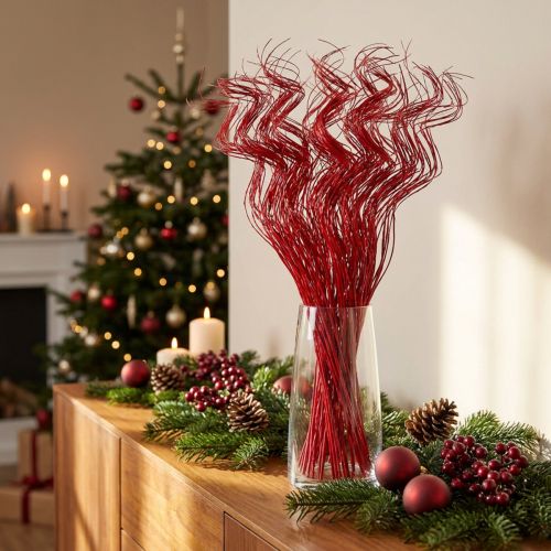 Ting Ting Curly 60cm Red 40 pcs | Floristik24.co.uk