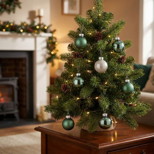 Mini Christmas balls glass