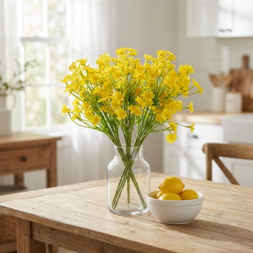 Artificial chamomile as a flower bouquet for fresh and easy-care decoration, 28cm, 3 pieces | Floristik24.co.uk