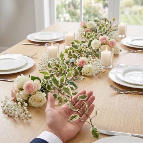 Artificial plant garland for romantic wedding decorations and events, 150cm | Floristik24.co.uk