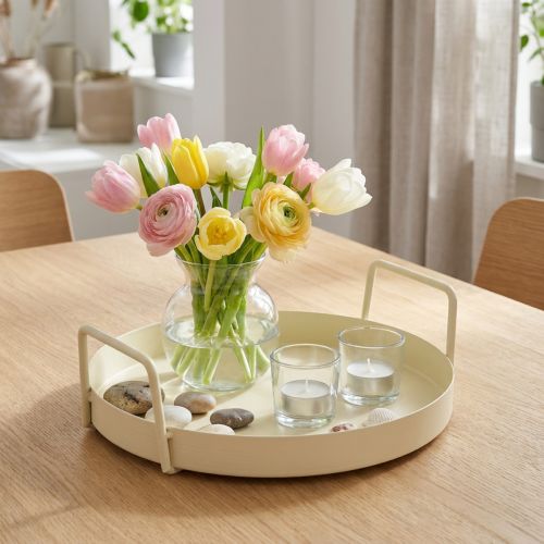 Product Round tray for dining room, living environment and decoration, 22cm