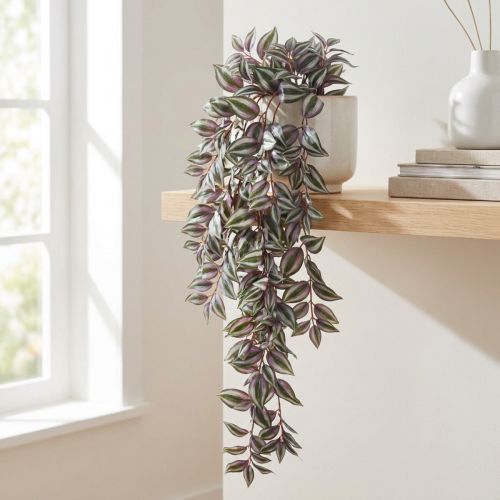 Zebraweed Artificial Hanging Plant Tradescantia 90cm | Floristik24.co.uk
