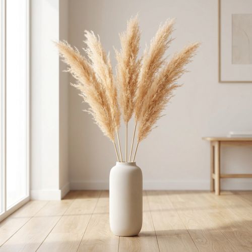 Asparagus dried grasses ornamental asparagus apricot 90cm 5 pcs | Floristik24.co.uk