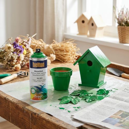 Product Belton free water based paint high gloss color spray 400ml
