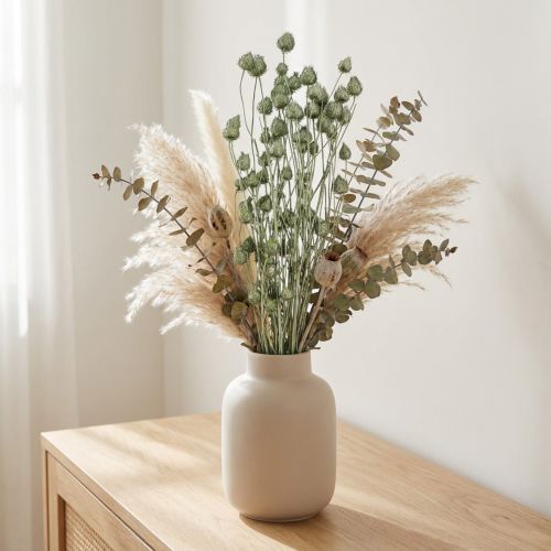 Strawberry Thistles in Metallic Green Ø1cm–2cm L55cm 100g | Floristik24.co.uk