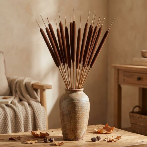 Reed Cob Mix Brown 100 pcs | Floristik24.co.uk