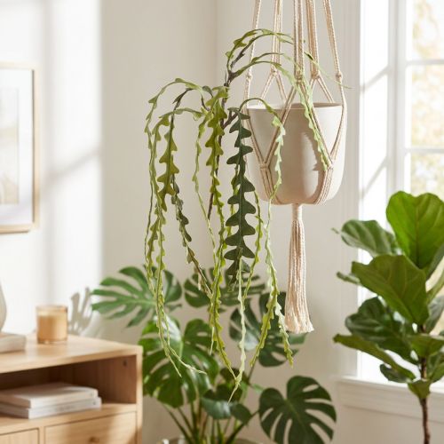Saw Leaf Cactus Artificial Epiphyllum anguliger L68cm 3 pcs | Floristik24.co.uk