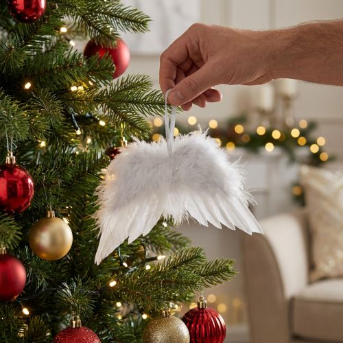 Romantic angel wings made of