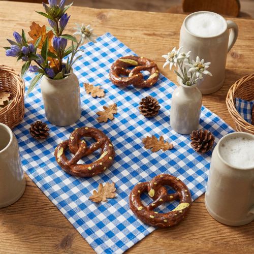 Product Pretzel Decoration Scatter Decoration Mini Artificial Pretzels 4cm 6 Pieces Table Decoration Party