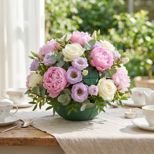 Floral foam ball small green Ø12cm 5 pcs | Floristik24.co.uk