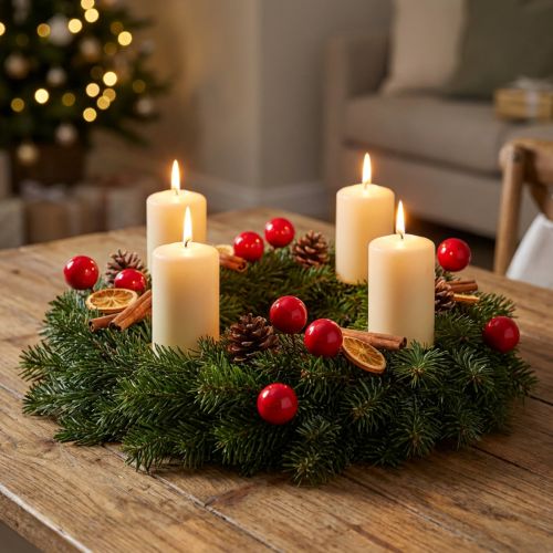 Artificial Red Berry Mini Christmas Balls on Wire 2cm 48 Pieces | Floristik24.co.uk