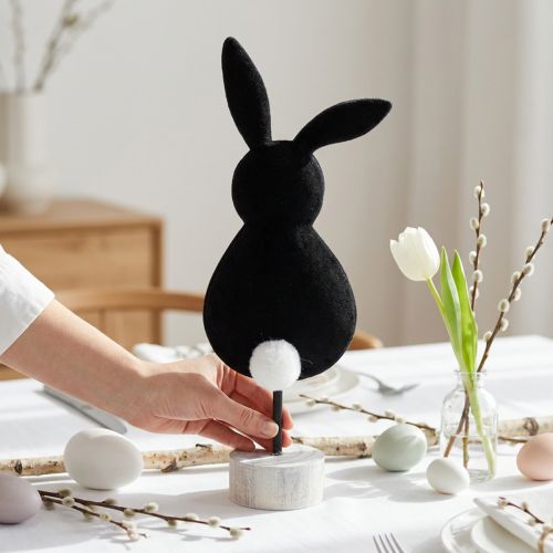 Stand table decoration Easter bunny decoration felt black 50cm | Floristik24.co.uk