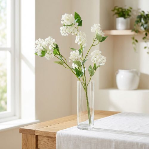 Lantana branch artificial white 80cm | Floristik24.co.uk