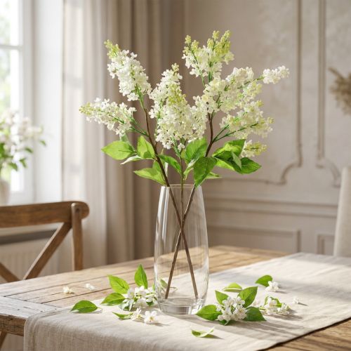Lilac branch white 84cm | Floristik24.co.uk