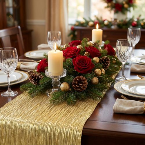 Product Gift ribbon gold silk ribbon table ribbon 75mm 15m