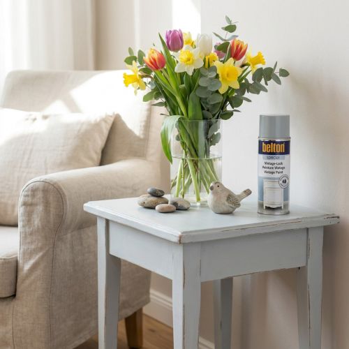 Paint spray, vintage paint light grey, shabby chic 400ml | Floristik24.co.uk