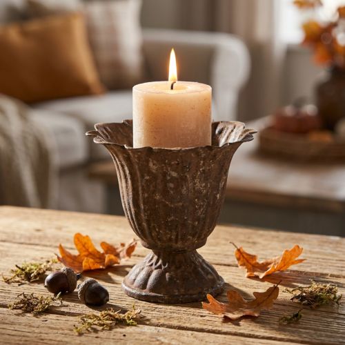 Candle holder trophy antique